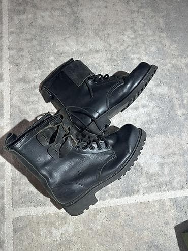 Туфли: Берцы YAKUPOĞLU, размер 41. - Цвет: черный - Верх: натуральная кожа с — 1