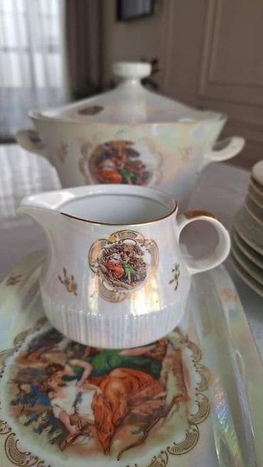 фарфоровая: Продаю настоящий Немецкий сервиз Мадонна СССР в хорошем состоянии — 8