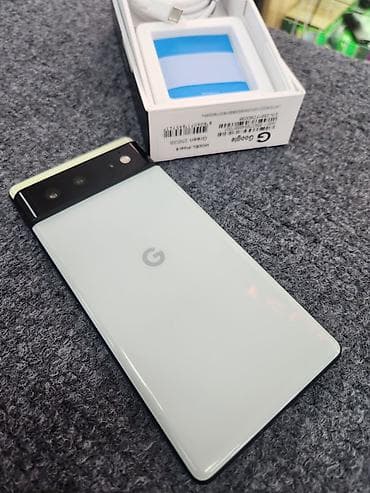 pixel 6 256: Google Pixel 6, Б/у, 256 ГБ, цвет - Белый, 1 SIM, eSIM — 4