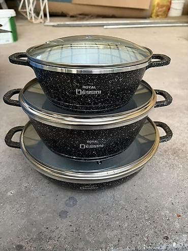 шебен кара балта: Продаю набор посуды ROYAL DESSINI 🍳 Набор из 3 предметов (Imperial — 1