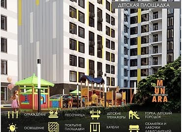 Квартиры: 1 комната, 49 м², Элитка, 6 этаж, ПСО (под самоотделку) — 4