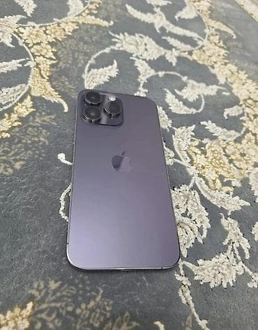 15 pro max бишкек: IPhone 14 Pro Max, Колдонулган, 128 ГБ, Deep Purple, Коргоочу айнек, Каптама, 89 % — 1