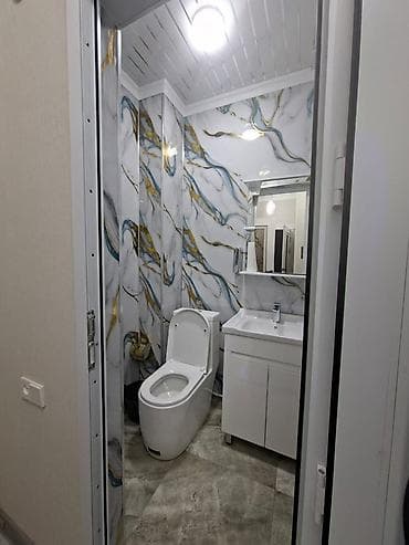 однокомнатная квартира снять: 2 комнаты, С мебелью частично — 9