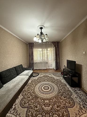 osh flat: 3 комнаты, 95 м², 8 мкр 105 серия, 1 этаж, Косметический ремонт — 9