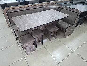 silver kitchen: Кухонный стол и стул, Новый, Платная доставка, цвет - Серый — 2