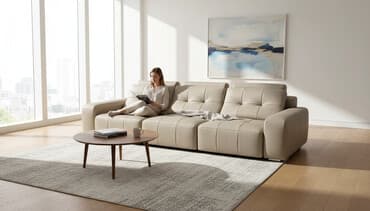 кожанный диваны: Модульный диван — 1