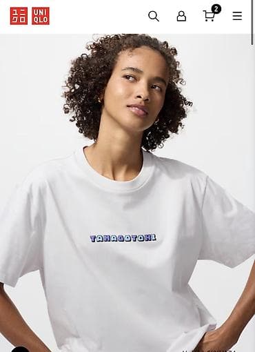 second hand: Футболка, Оверсайз, США, Uniqlo, Хлопок, Новый, S — 3