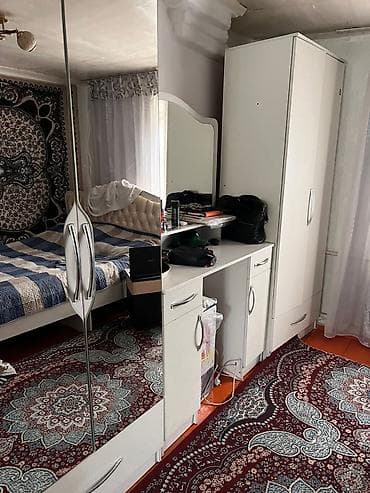 буу спальные гарнитуры: Спальный гарнитур, Б/у, Комод, Двуспальная кровать, Шкаф, цвет - Белый — 2