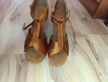 обувь для танцев: Женские танцевальные босоножки - Модель: закрытый бок, открытый — 1