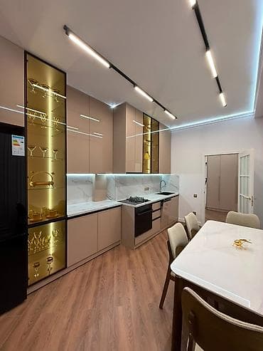 Недвижимость: 2 комнаты, 70 м², Асанбай мкр Элитка, 9 этаж, Евроремонт — 3