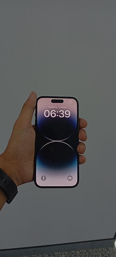 айфон 14мини: IPhone 14 Pro, Б/у, 128 ГБ, Черный, 76 % — 2