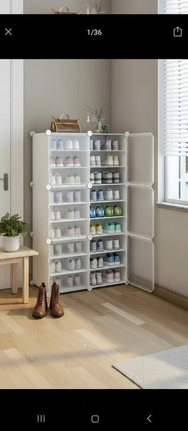 полочка для обуви: Полка для обуви. Материал тенд. Каркас железный — 1