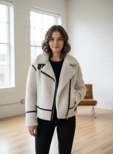 дешево дубленка: Дубленка, Авиатор, M — 1