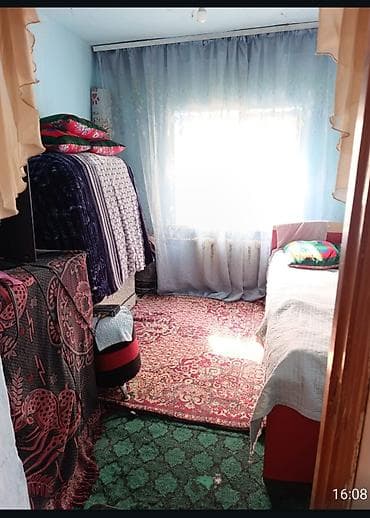 дом мкр достук: 54 м², 4 комнаты, Забор, огорожен — 5