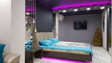 элитная квартира посуточно: 1 комната, Душевая кабина, Постельное белье, Кондиционер — 2