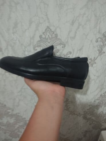 туфли 35 размер: Мужские туфли, 36, Б/у, цвет - Черный, Самовывоз — 1
