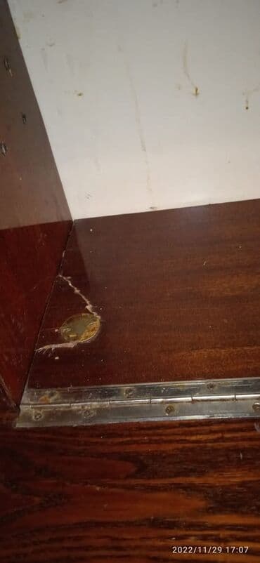 советская тумбочка: Гарнитур для зала, Б/у, Дерево, Самовывоз — 4