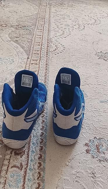 Мужские кроссовки, 38, Asics, Б/у, цвет - Синий, Самовывоз
