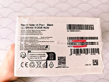 galaxy folder: Redmi, Redmi Note 14 Pro Plus, Новый, 512 ГБ, цвет - Черный, 2 SIM — 2