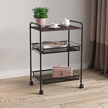 ЭТАЖЕРКА "ЛАДЬЯ 33КС" со столиком под дерево Отличительные