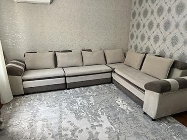 мебель угловые диваны: Модульный диван, Б/у — 2