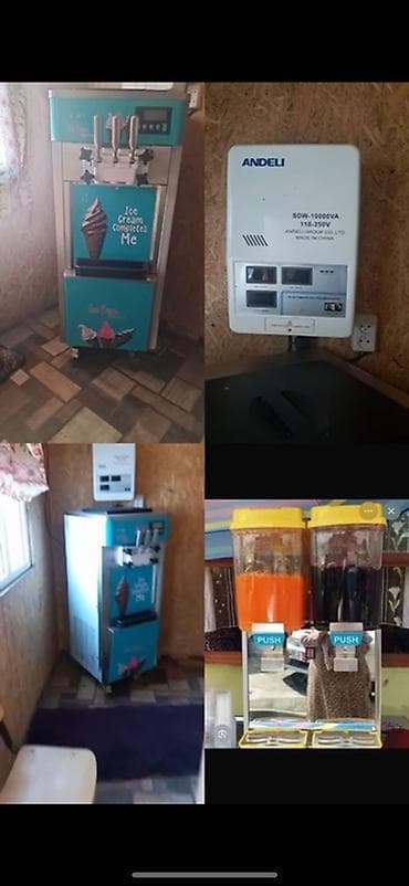 аппарат для бургера: Комплект для торговли мороженым и напитками: - Профессиональный — 2