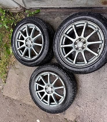 Колеса в сборе 215 / 60 / R 17, Зима, Б/у, Легковые, Литые, отверстий - 5