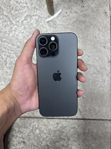Техника и электроника: IPhone 16 Pro Max, Б/у, 256 ГБ, Black Titanium, 91 % — 1