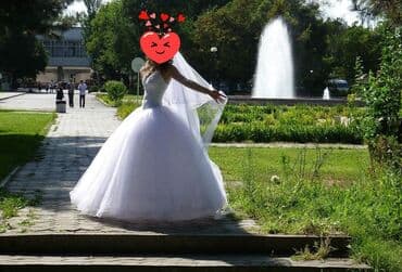 свадебные платья больших размеров: Платье 42-44 размер, надевали 1раз — 5