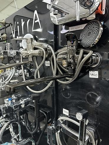 Смеситель для ванны и душа, Ручной душ, Установка: Скрытый монтаж, Материал: Латунь, Функции: Без функций