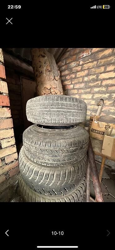 колесо на т 150: Колеса в сборе 160 / 60 / R 14, Лето, Б/у, Комплект, Легковые, Железные, отверстий - 4 — 5