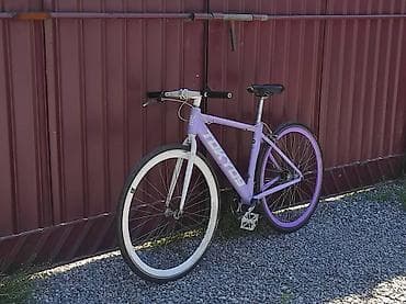 fixed gear: Шоссейный велосипед, Рама M (156 - 178 см), Б/у — 2