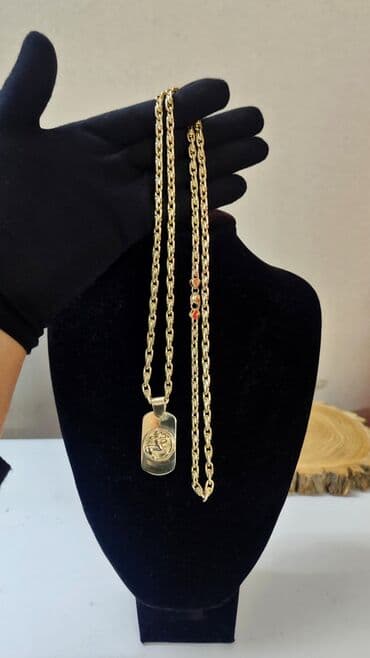 продаю золотую цепочку: Цепь для бензопилы, Проба 585, Мужские, Новый, Ручная работа — 1