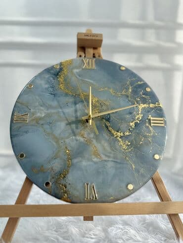 Декор и интерьер: Настенные часы -размер 30x30см Любые за 2500 сом - Ручная работа — 5