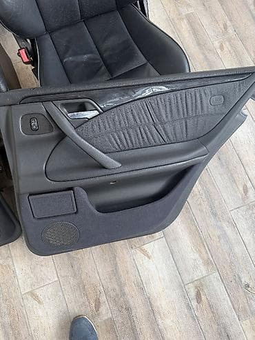 3 uz: Продается на w210 салон черная кожа электро сидения дверные карты — 9