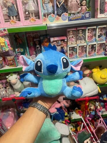 мишк: Стич мишки Размер: Высота 14см Ширина 14см Новая! Отличного — 1