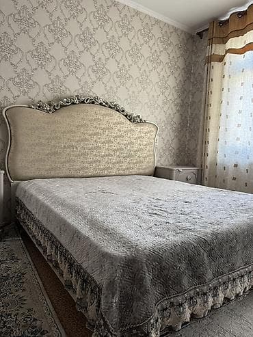 Офис эмереги: Уктоочу бөлмө гарнитуру, Колдонулган, Эки кишилик керебет, Шкаф, Комод, Белоруссия, Жыгач, Өзү алып кетүү, түсү - Боз — 4