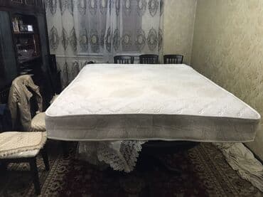 матрас для: Двуспальная кровать, Б/у, С матрасом, длина - 200 см — 3