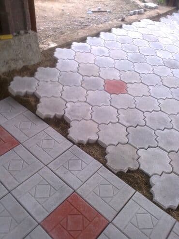 столешницы из искусственного камня: Евробрусчатка, Орнамент, Бетонная, Прессованная, Новый — 3