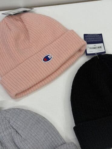 шапка тёплое: Шапки-бини брендов Calvin Klein, Hurley и Champion Мужские/женские 💯 — 5