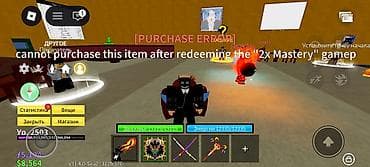 мечит: Игровой аккаунт Roblox: Blox Fruits Характеристики: - Уровень: 2503 — 8