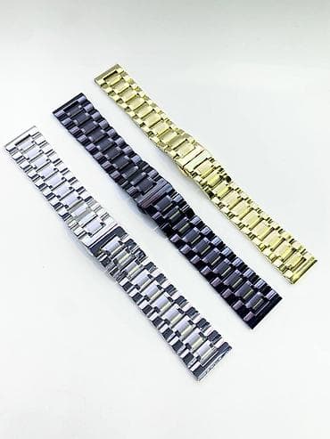 Кол сааттар: Браслеты для часов . Цвета : черный, под серебро, под золото. Размеры — 1