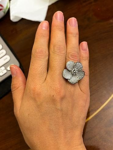 серебро куплю: Кольцо, Коктейльное, Проба 925, Женские, Новый — 2
