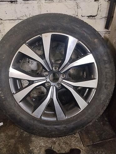 Дөңгөлөктөр монтажда R 17, All-season, Колдонулган, 1 даана, Жеңил унаалар, Куйма, тешиктери - 5 — 1