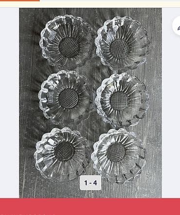 современный: Хрусталь советских времен!! Состав и цены на фото: - 2 круглые — 10