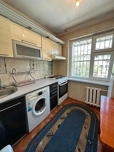 Недвижимость: 3 комнаты, 58 м², 104 серия, Кок-Жар мкр 104 серия, 3 этаж — 5