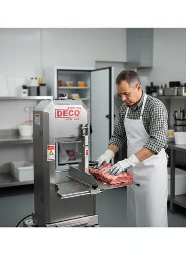 Профессиональная ленточная пила по мясу/костям DECO DCR-888