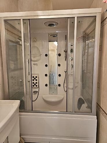 Душевая кабина Прямоугольная, Размер: 151 x 96 см, Покрытие: Матовое