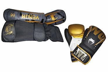 Комплект экипировки Venum для единоборств — боксерские перчатки и