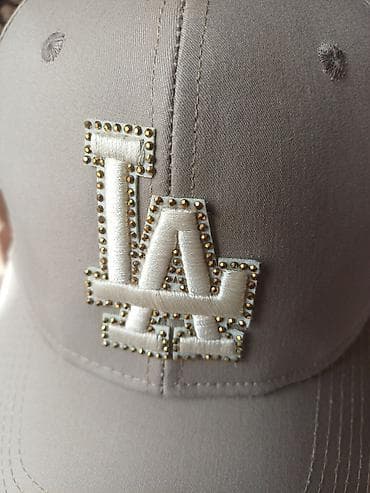 second hend: Кепка, Бейсболка, Los Angeles, Козырек: Изогнутый, Со стразами — 3